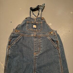 Carhartt Blue Denim Bib Overalls